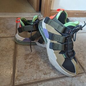 Nike Air Edge 270 Parachute Beige Light Brown Neon Green AQ8764-200  Rare Size 8